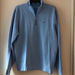 Men’s blue Vineyard Vines Quarter Zip Sweater